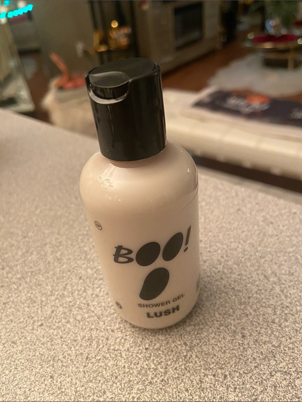 Lush Boo! Shower Gel in Black and Cream Bottle